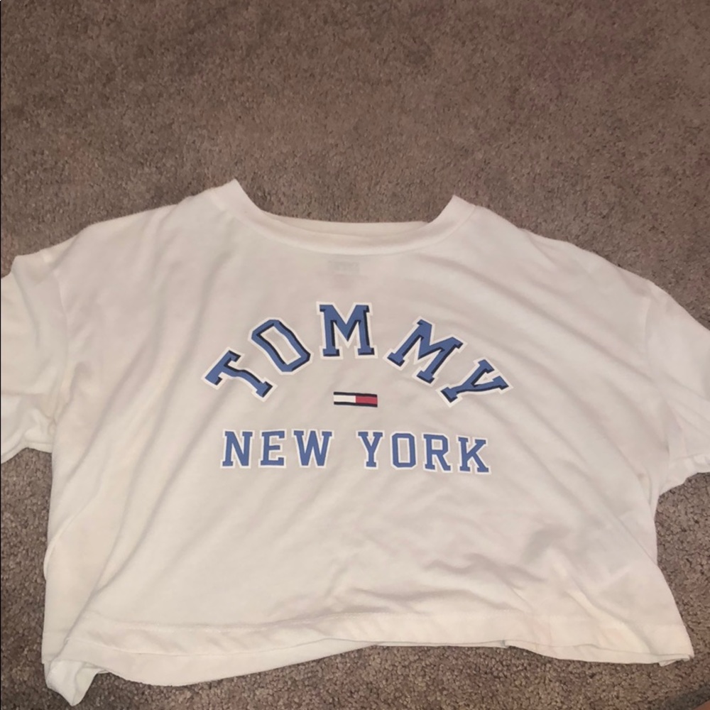Tommy cropped shirt